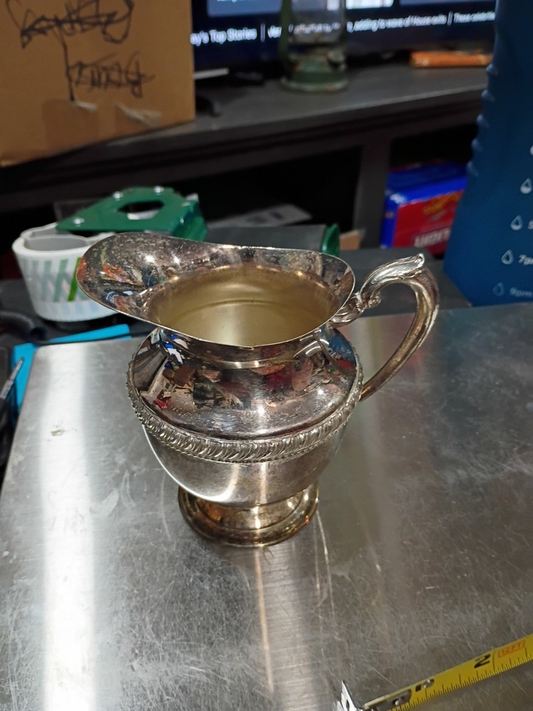 Vintage Silver Plated Pitcher 5" X 2 3/4"