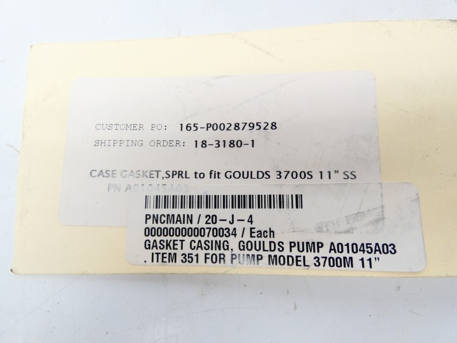 GOULDS PUMP A01045A03 NSNP