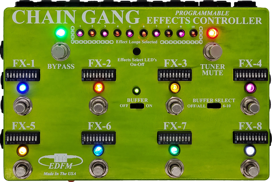 EDFM Chain Gang Programmable Effects Controller Ver.2 Looper