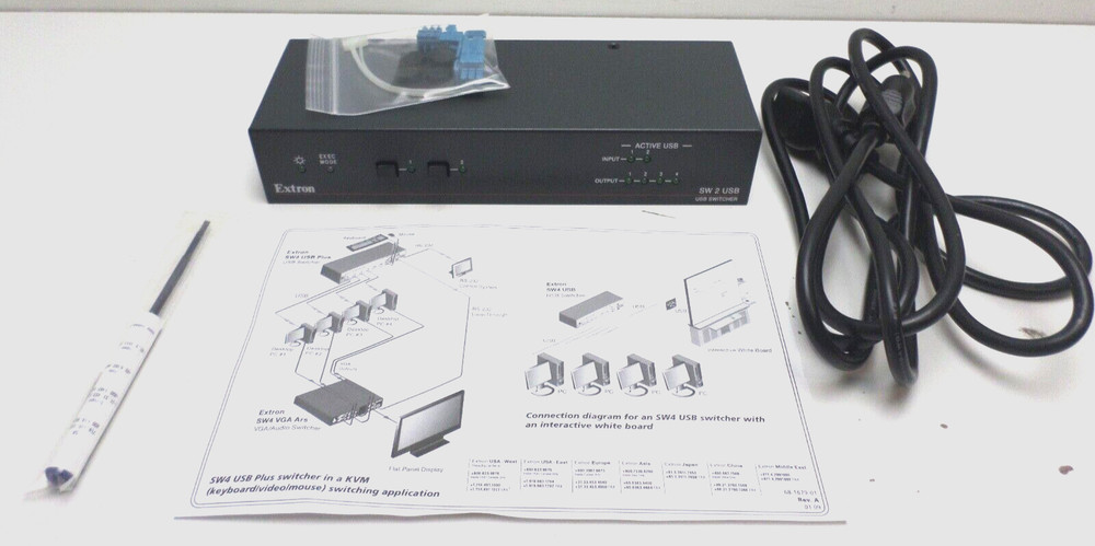 Extron SW2 USB Two Input USB Switcher 60-952-02
