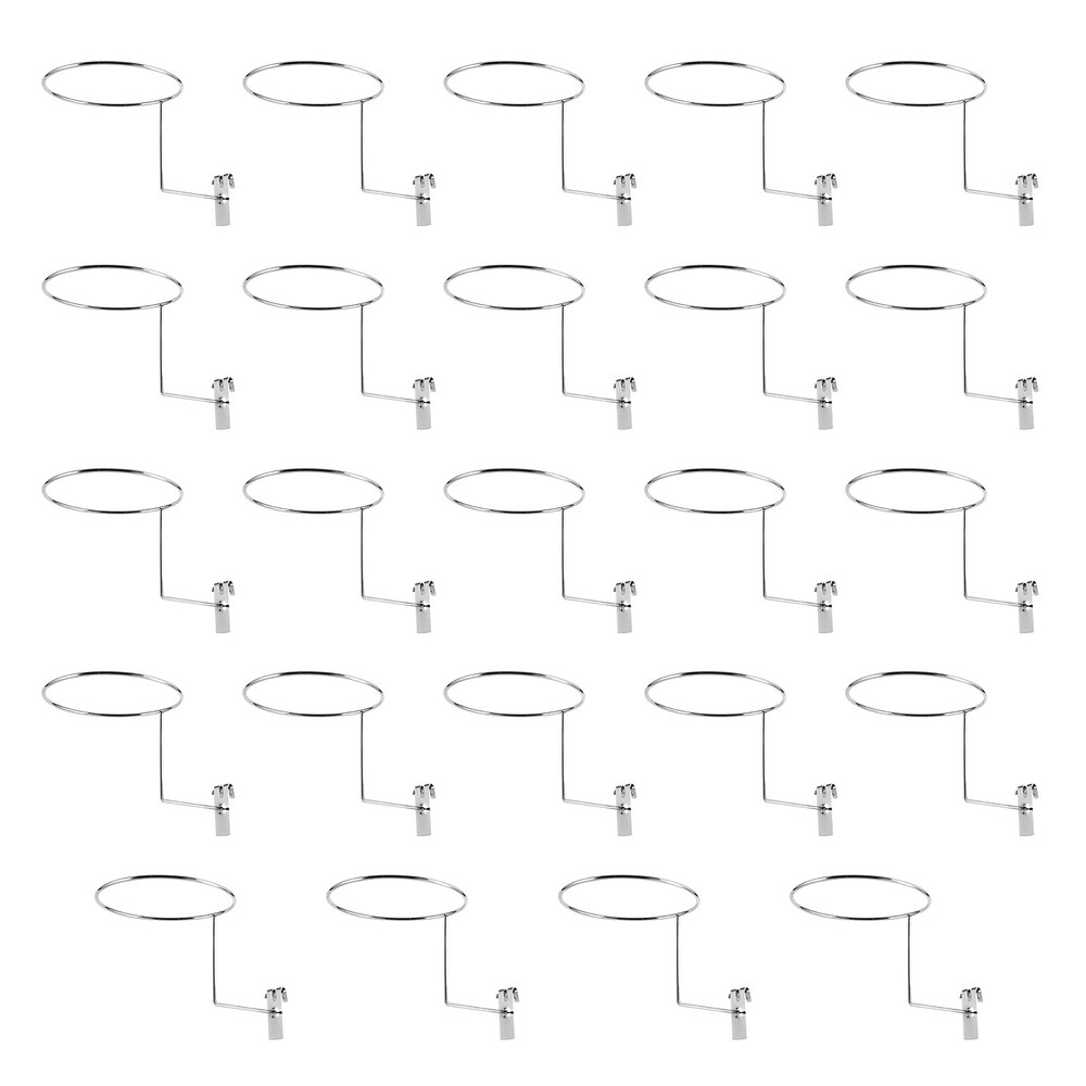 24pcs Hat Rack Gridwall Hooks Retail Wall Cap Display Organizer Hat Hanger DIY