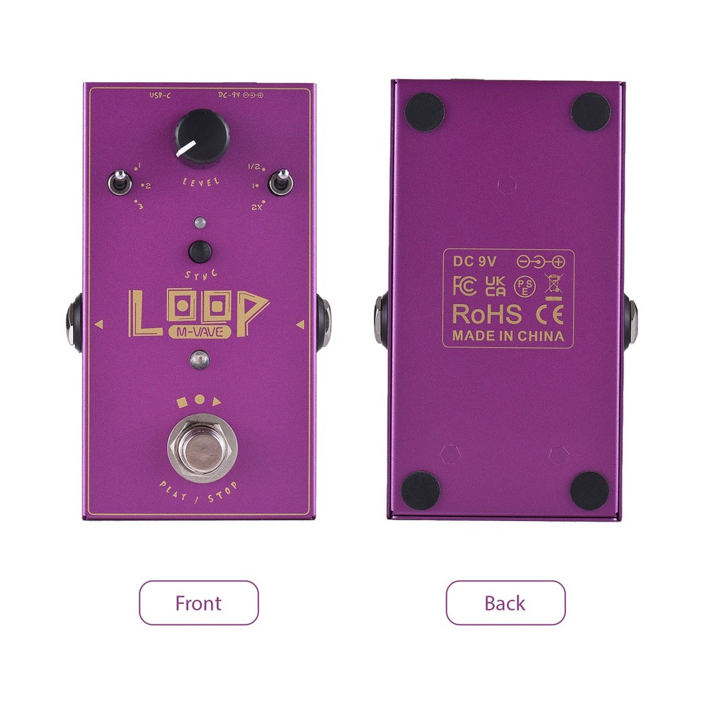 M-VAVE Guitar Loop Effector Loop Recording Effects Pedal Recording NTLH