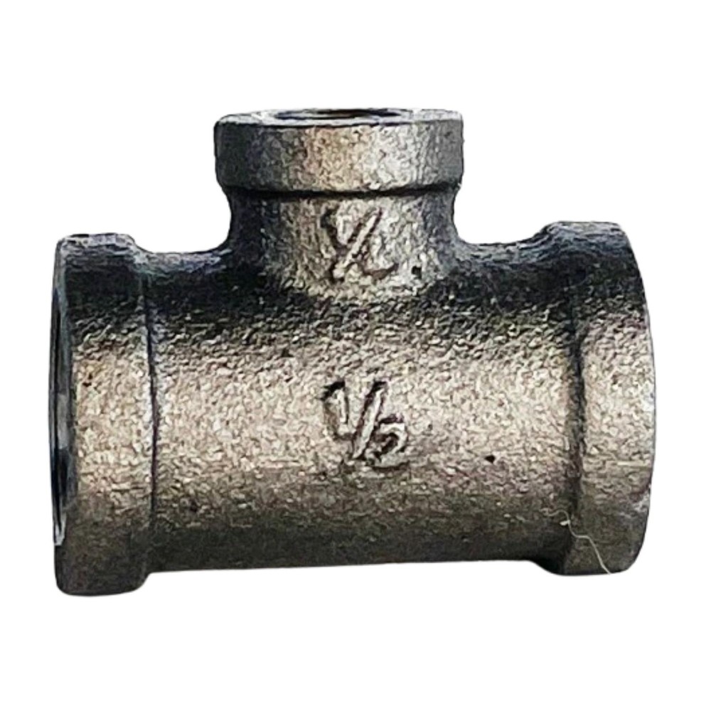 BLACK IRON REDUCING TEE, UL/FM Listed