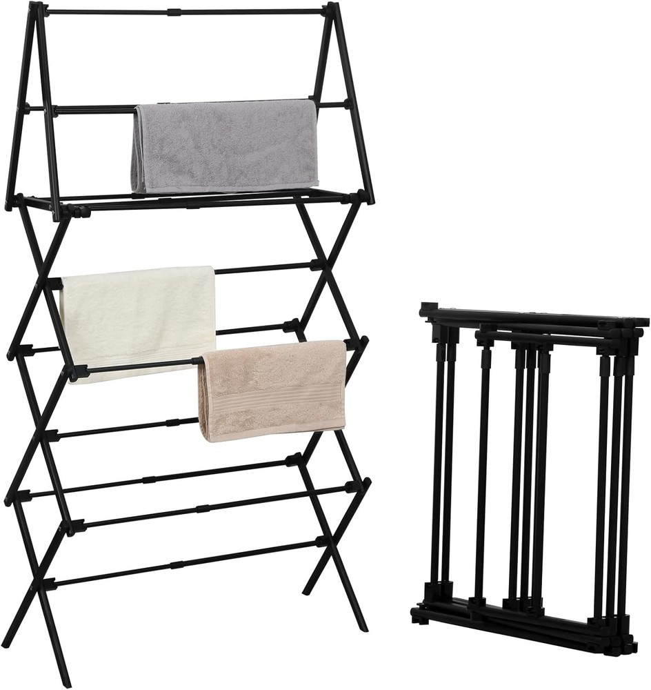 4 Tier Clothes Drying Rack Foldable Foldable Clothing Drying Rack Laundry Drying