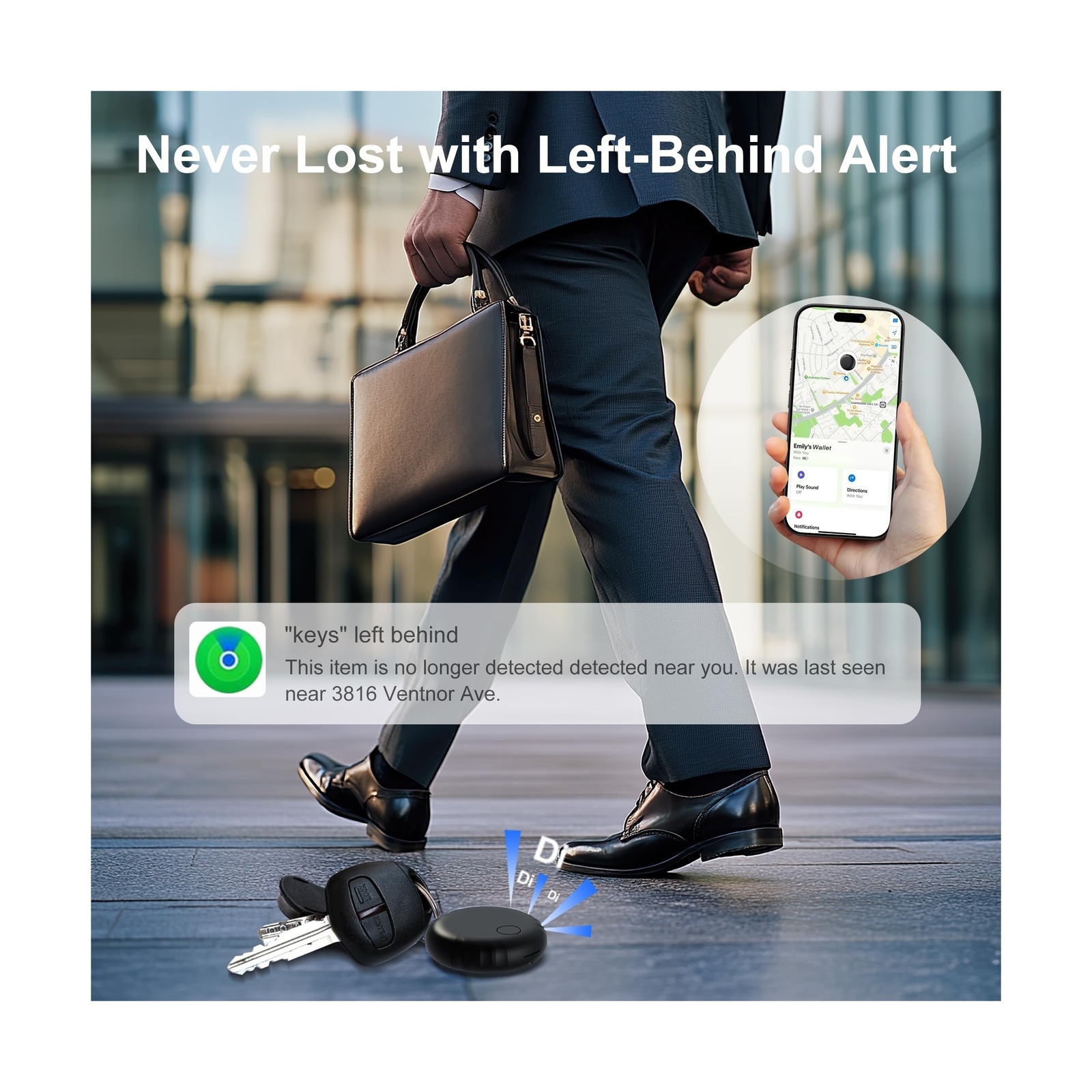 Air Tags, Smart Tag Works with Find My App (iOS Only), Keys Finder and Item L...
