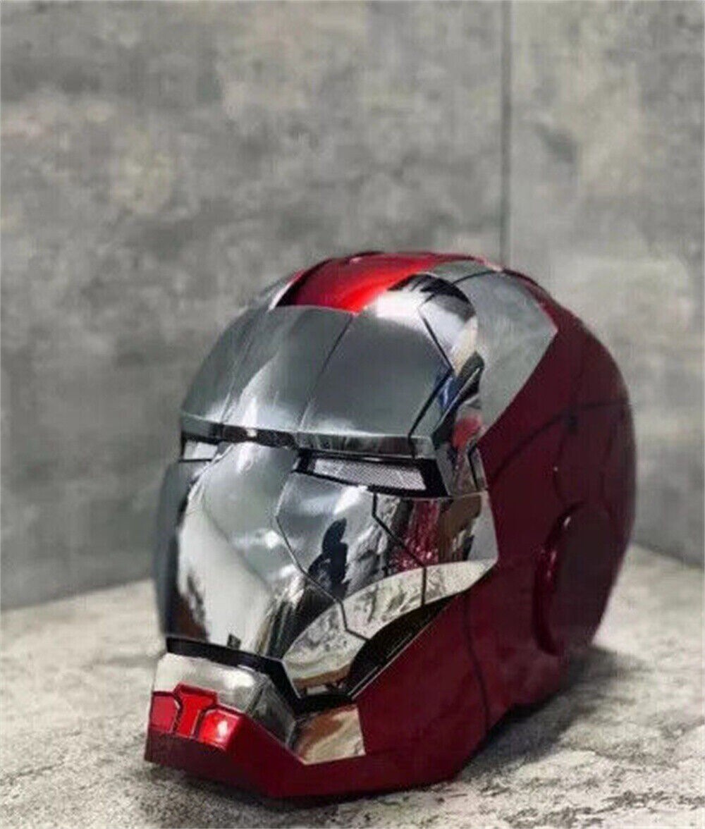 Autoking Iron Man Helmet MK5 1/1 Voice-controlled Mask Transform CosplayProp NEW