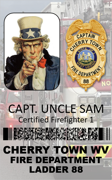 ID CARD HOLOGRAPHIC 100% CUSTOMIZABLE EMPLOYEE COMPANY ID BADGE