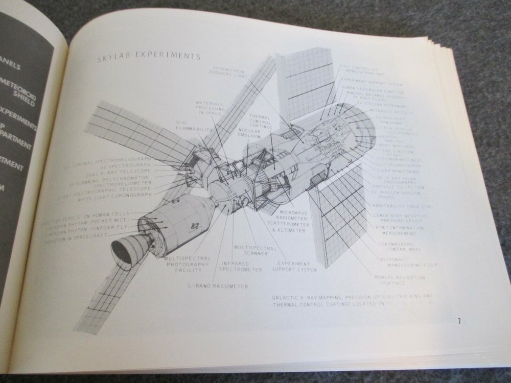 NASA APOLLO SKYLAB PROGRAM 1971 IN-FLIGHT EXPERIMENTS & SUMMARY DESCRIPTION BOOK