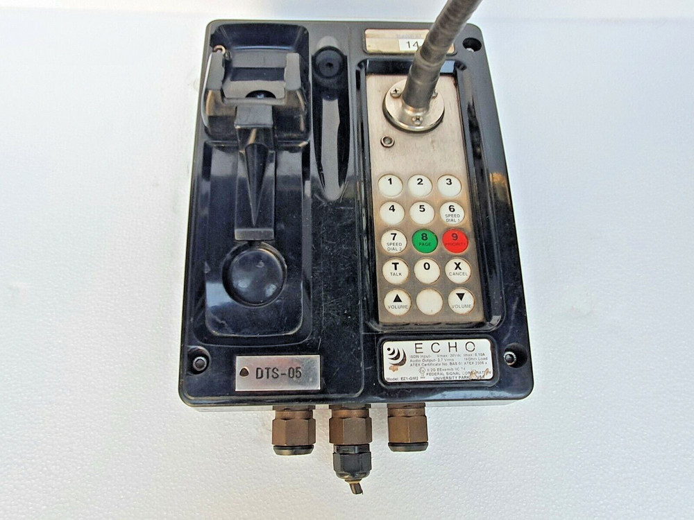 ECHO EZ1-GM2 Digital Intercom Station With Gooseneck Microphone Zone-1 ATEX