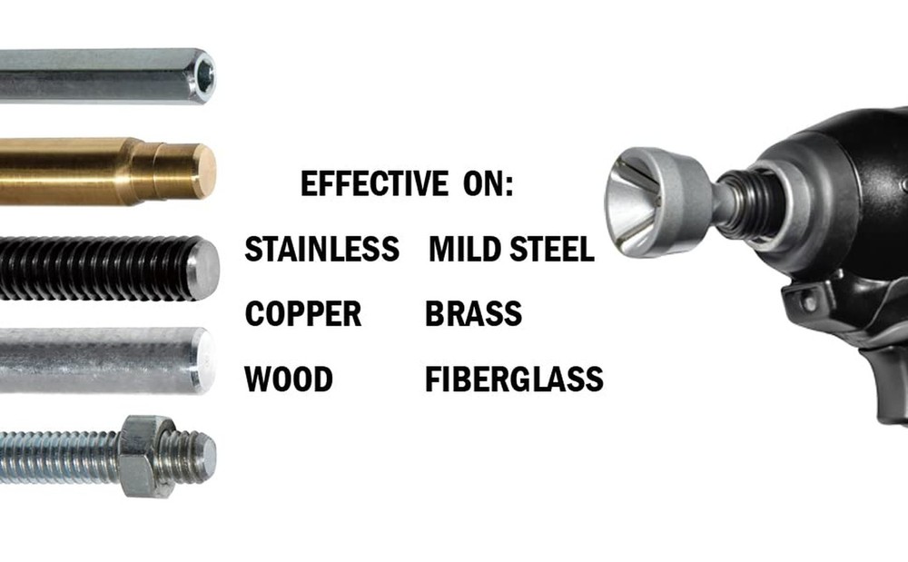 CONQUER Tools 2PCS Deburring Chamfer Tool Set, Deburring External Drill Bit, ...