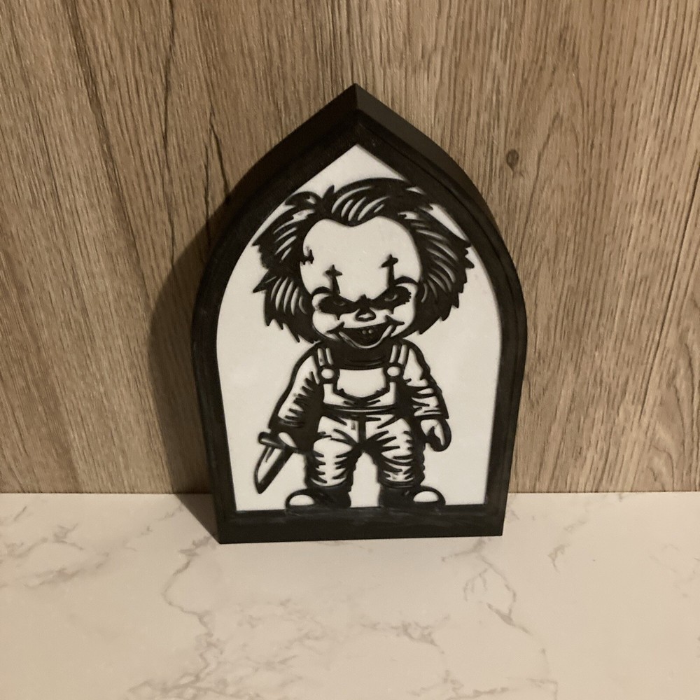 Chucky Light Up USB Box 3d Printed Halloween