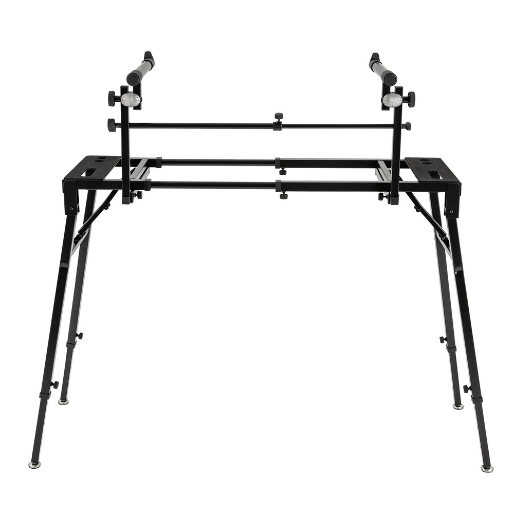 2-Tier Adjustable Keyboard Stand for DJ Workstation & Studio Use