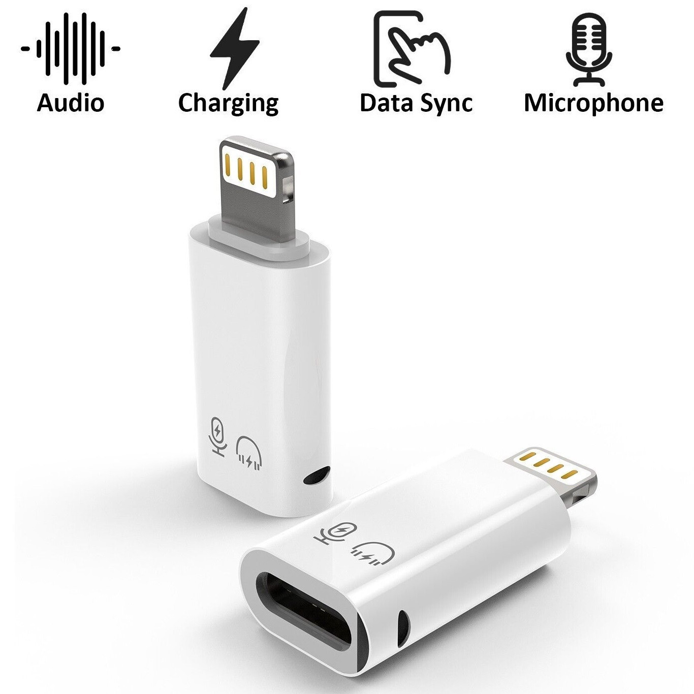 5.8 USB Type C Female to iOS Male Adapter For iPhone 14/13/12/11/XR/XS/SE 3 Lot