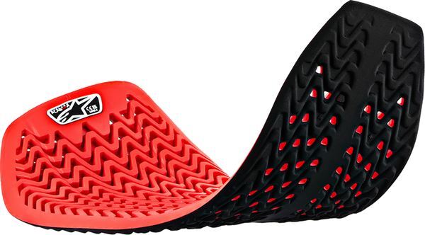 Alpinestars 2025 Nucleon Plasma Back Protector Insert Black Red MX Quad
