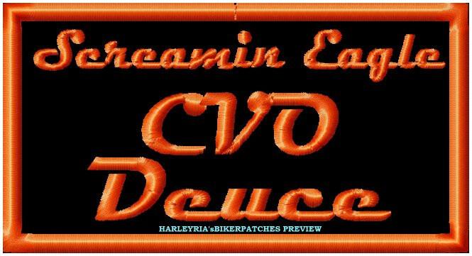 CVO DEUCE Screamin Eagle -   BIKER PATCH