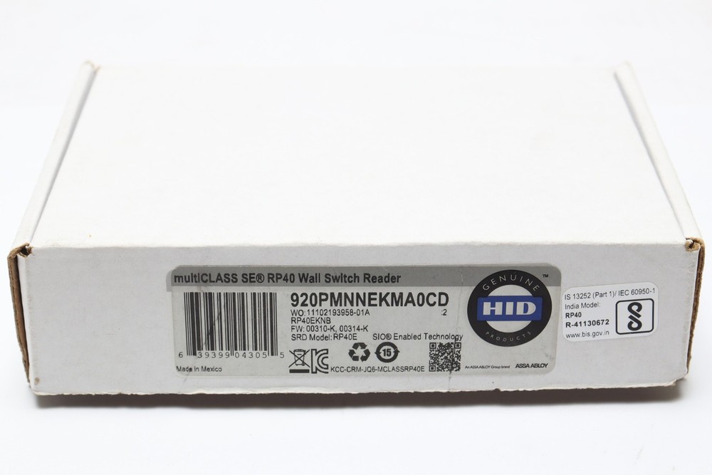 HID 920PMNNEKMA0CD Multiclass RP40 Smart Card Reader