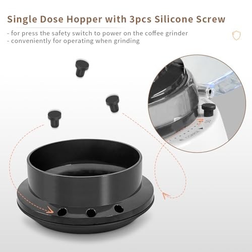 Single Dose Hopper for Niche Zero Coffee Grinder - Silicone Bellow Blower Tool