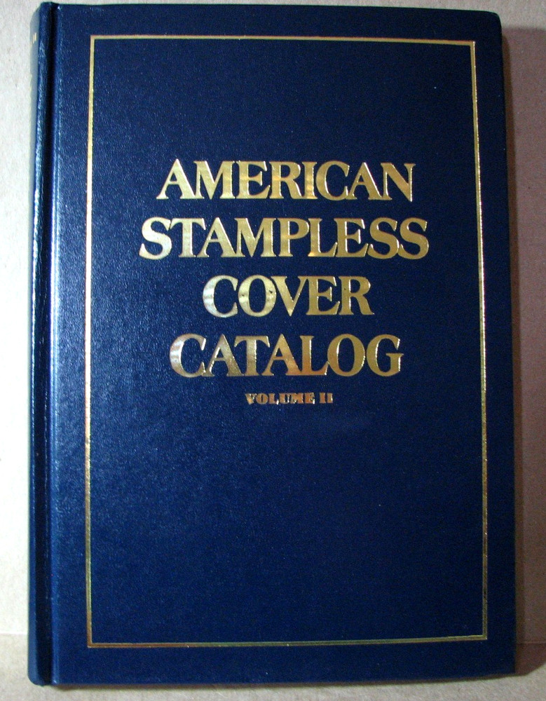 Stamp Reference Book  American Stampless  Cover Catalog JH4