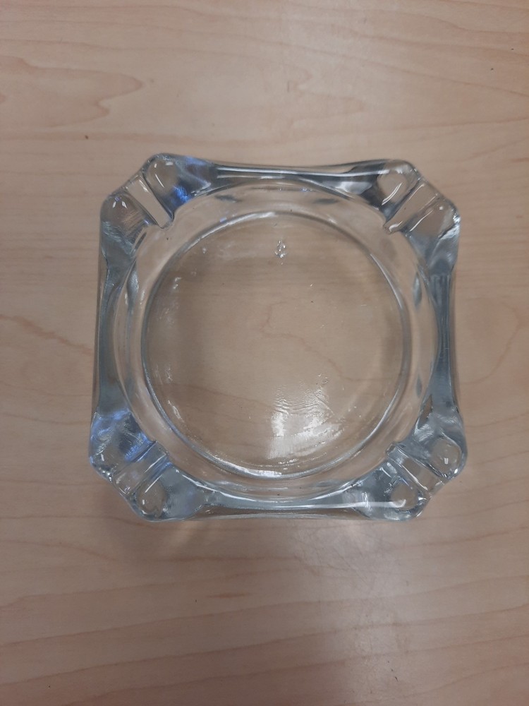 Clean Never Used Ashtray Glass Clear