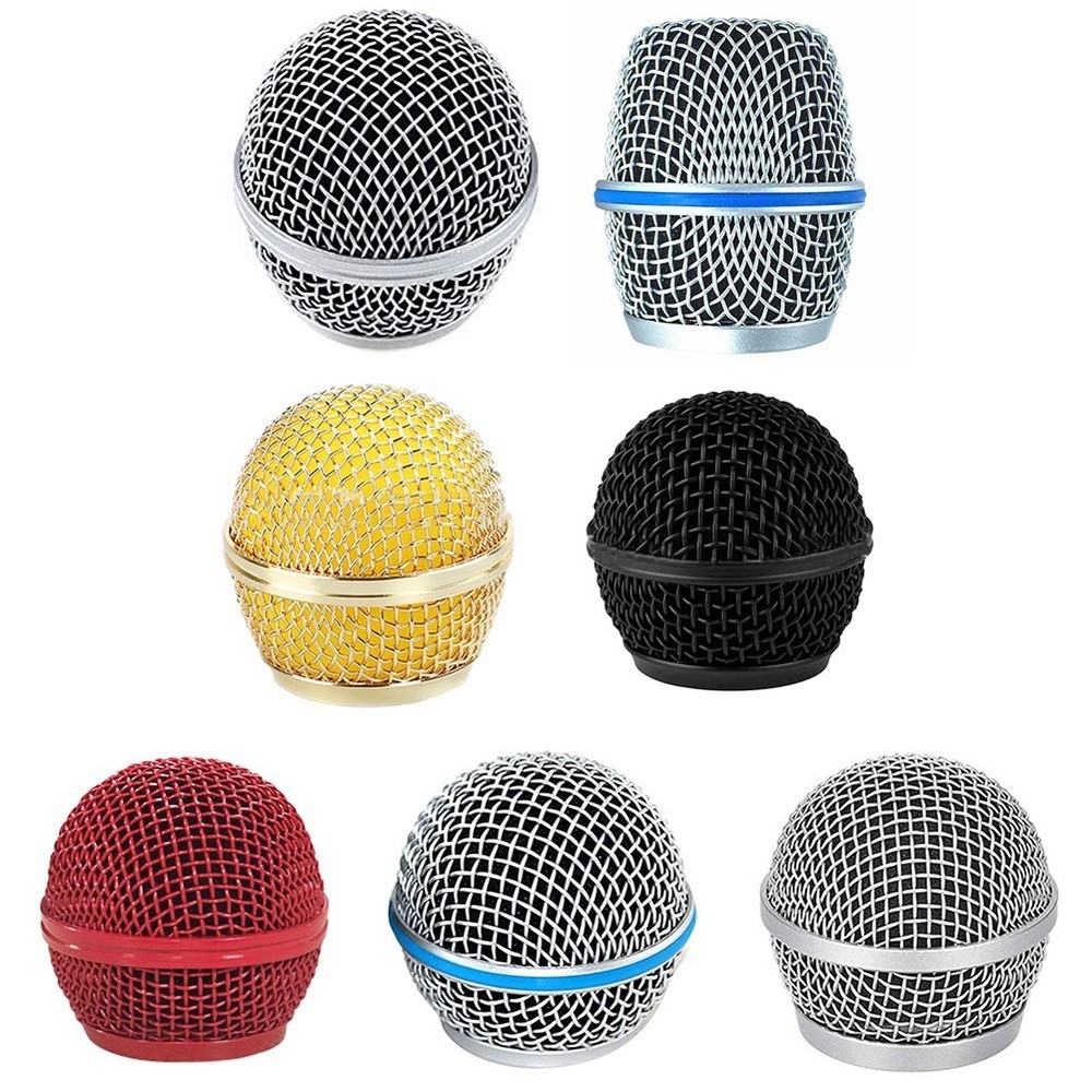 Mesh Head Replacement for 58 Microphone Compatible with For Shure Beta