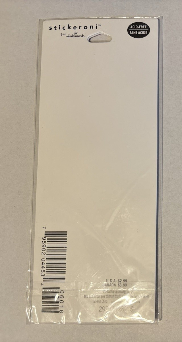 Hallmark Stickeroni Thanksgiving Stickers - Turkeys & Leaves - New In Package