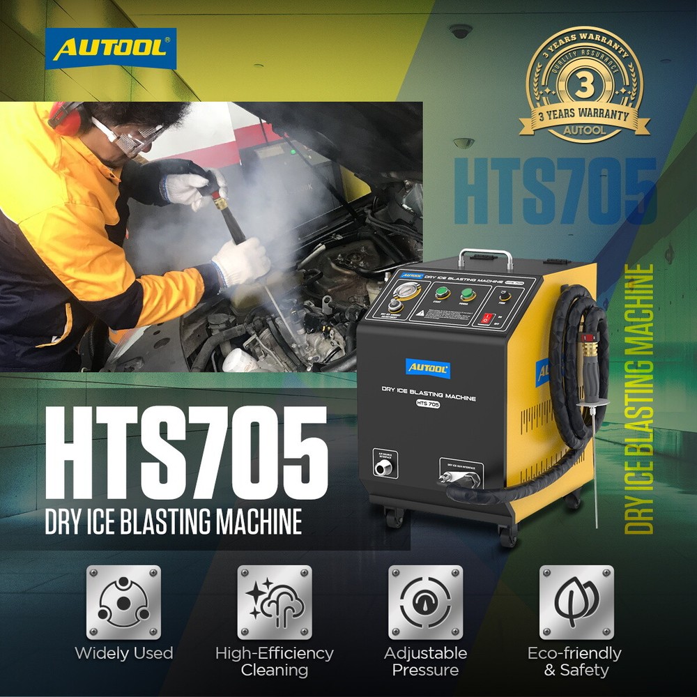 Dry Ice Blasting Cleaning Machine Intake Deposit Blaster Engine Carbon Crusher