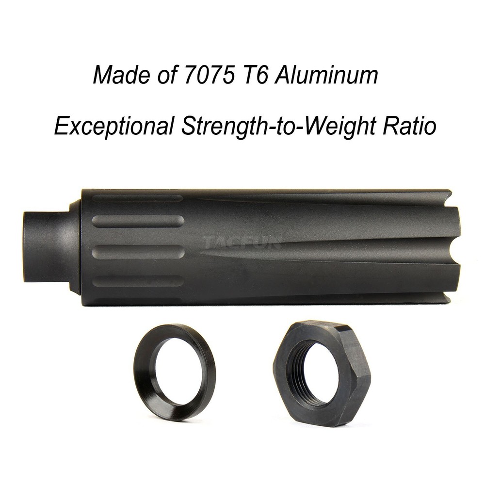 4.5" Extra Long Linear Compensator Muzzle Brake for .22LR .223 556 9MM