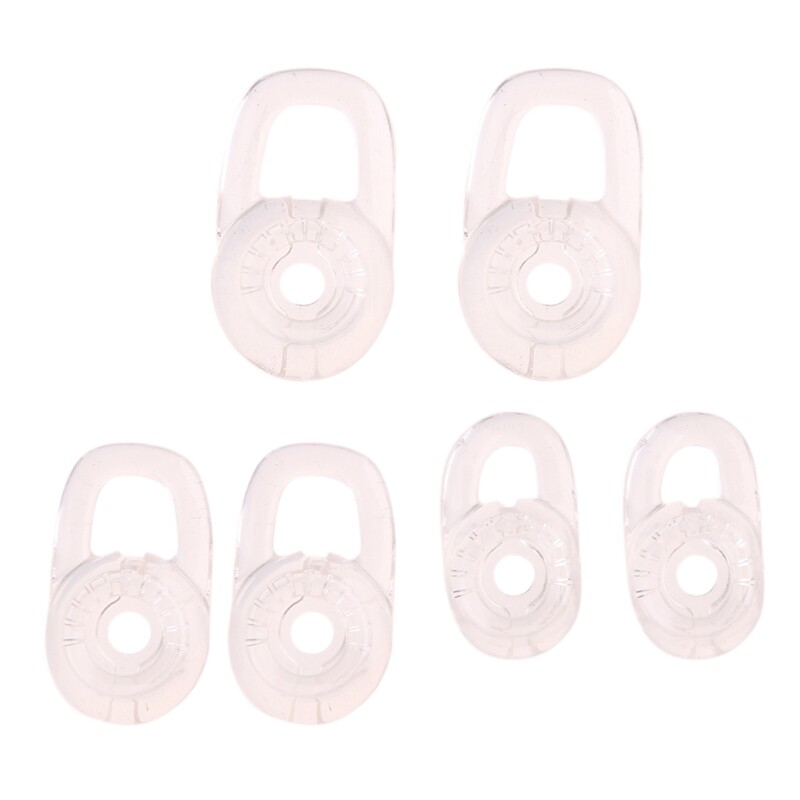 Silicone Replacement Ear Bud Tips Clear Silicone Gels Virtual Surround Headset