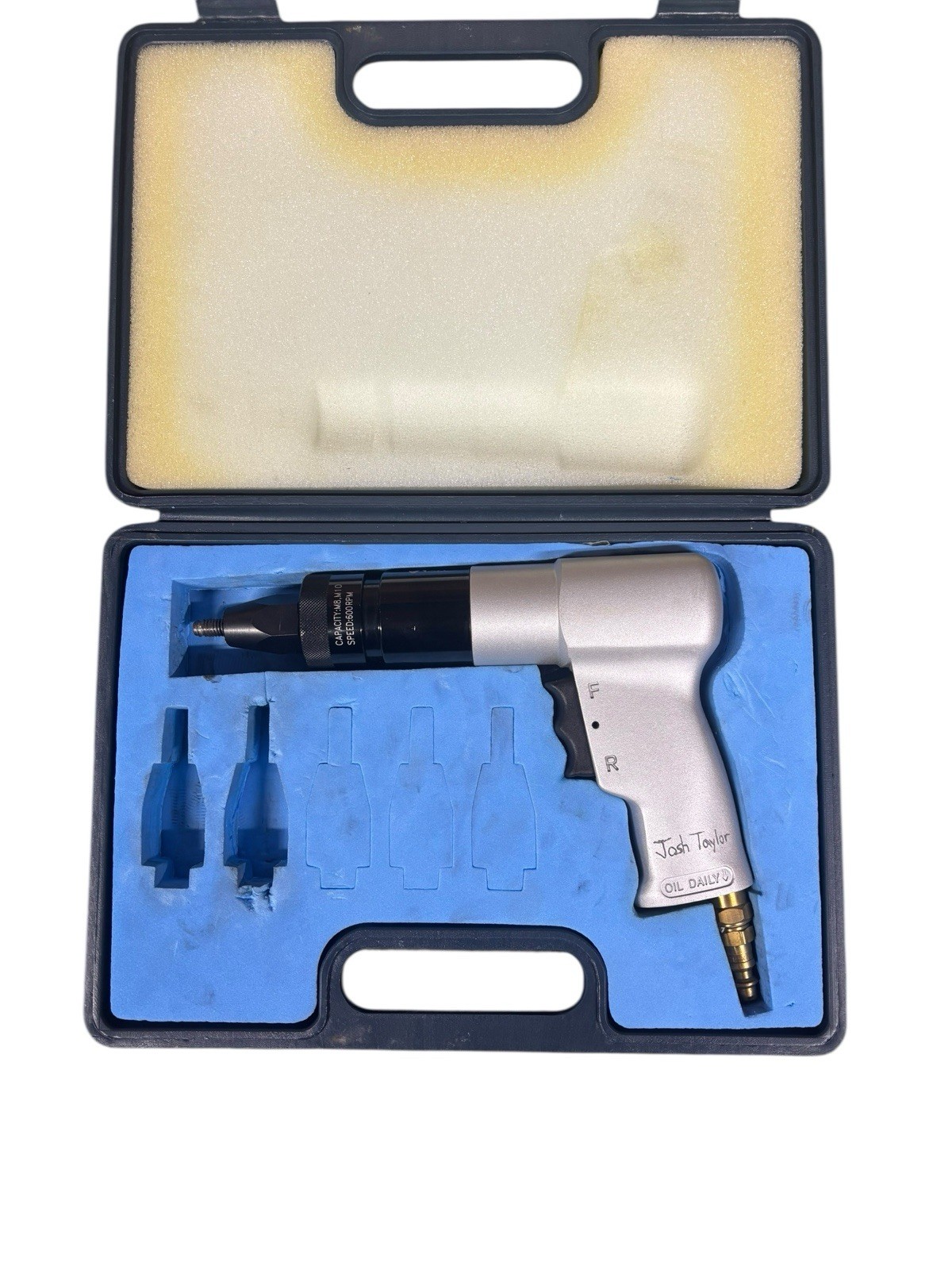 Sherex SSG-803 Pneumatic Rivet Nut Gun Spin/Spin Tool – M8/M10 – w/ Case