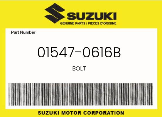 Suzuki Genuine Bolt - 01547-0616B