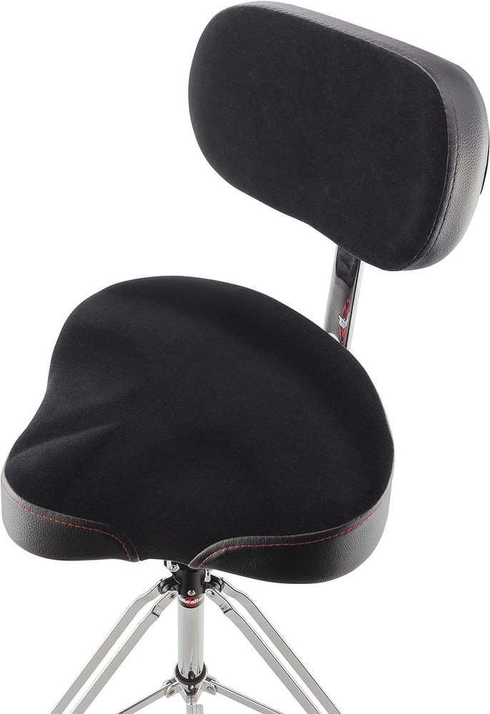 Gibraltar Padded Memory Foam Drum Set Seat Throne w/ Backrest