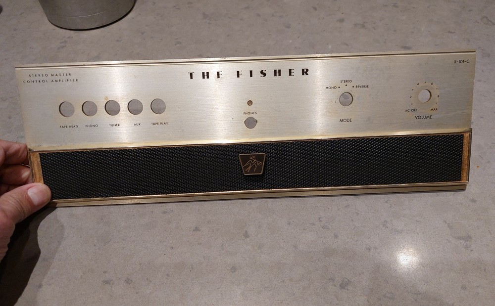 Fisher X-101-C Front Panel