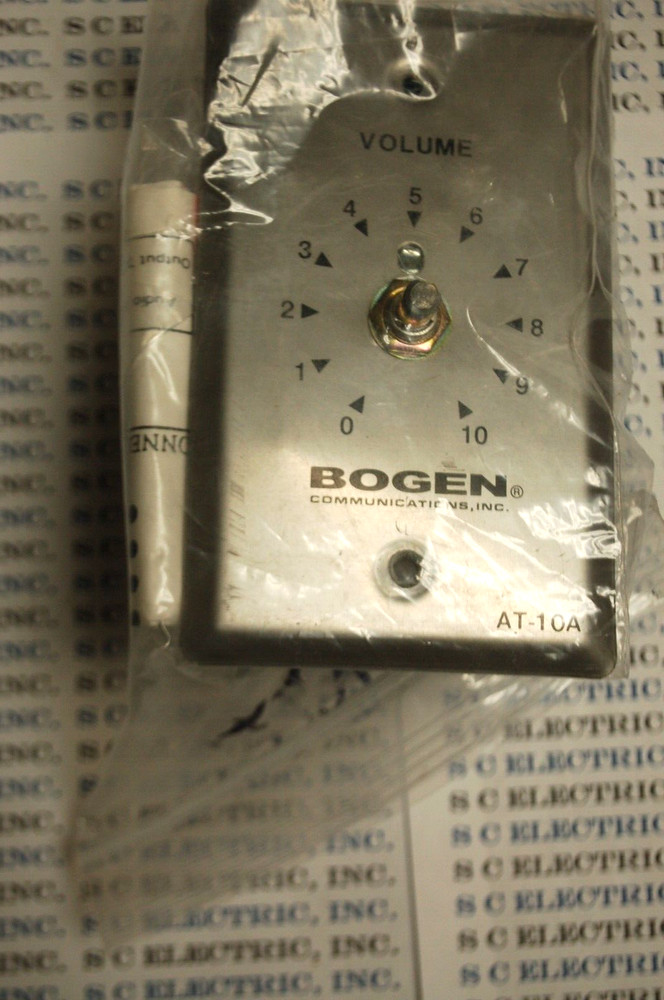 BOGEN COMMUNICATIONS AT-10A ATTENUATOR