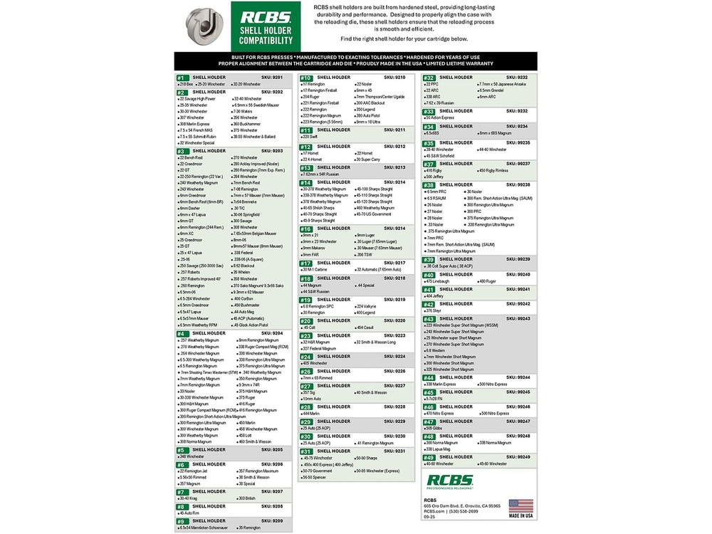 Shell Holder # 24 One Size, Multi