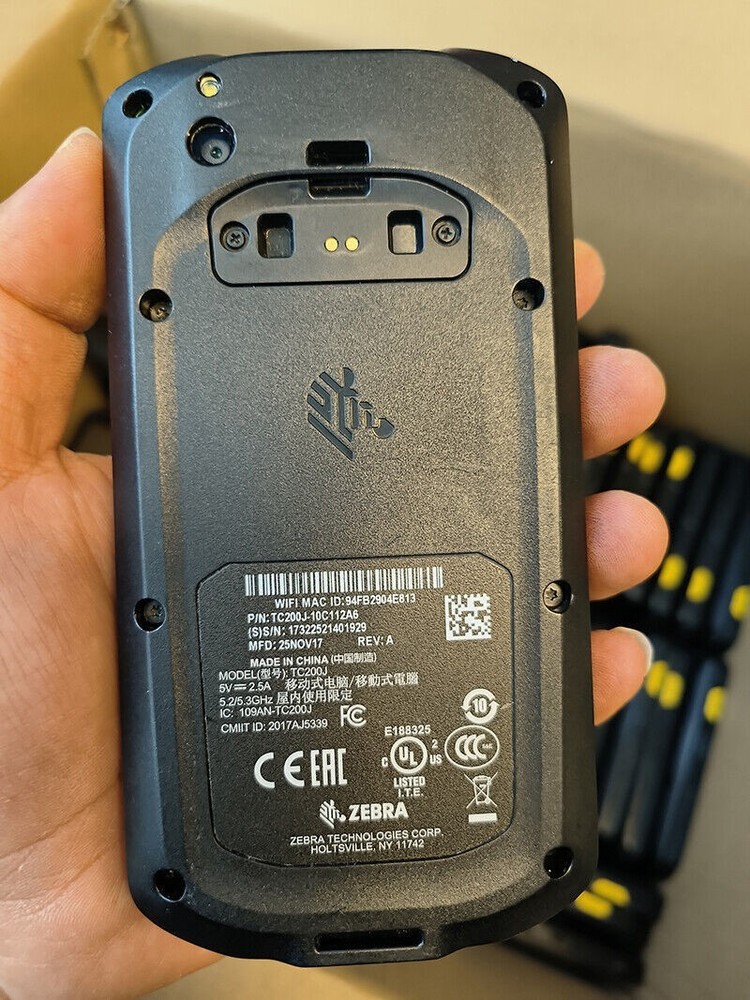 Zebra TC200J-10C112A6 Bluetooth 2D Mobile Computer Barcode Scanner with Battery