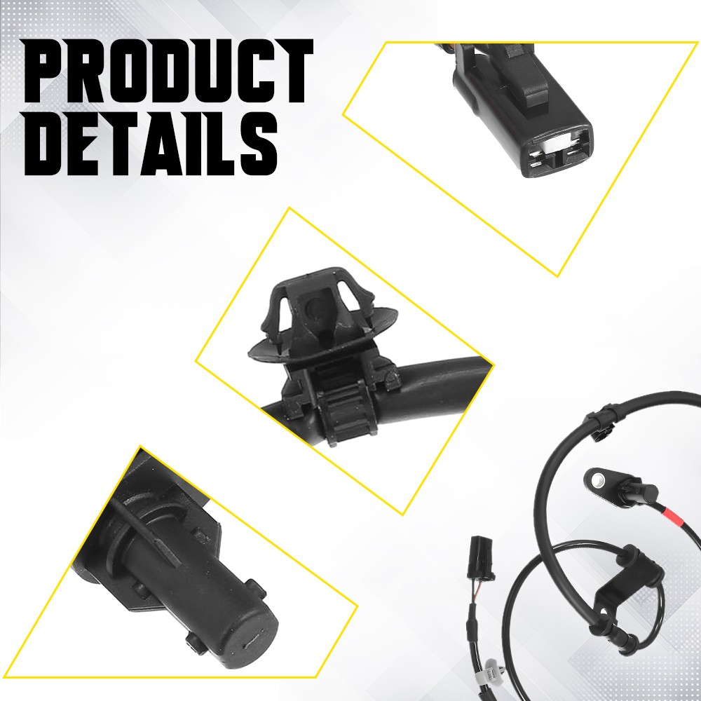 2pcs ABS Wheel Speed Sensor Front Rear Right & Left For Kia Sorento 2013-2014