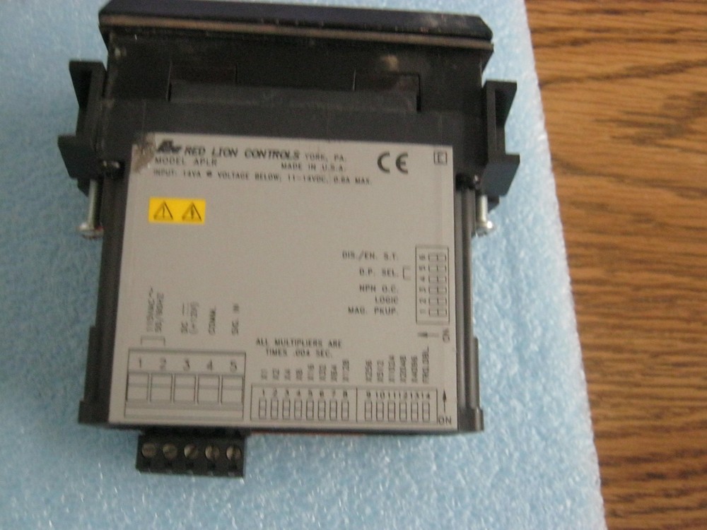 Red Lion Controls APLR Apollo 6-Digit Rate Indicator, Used