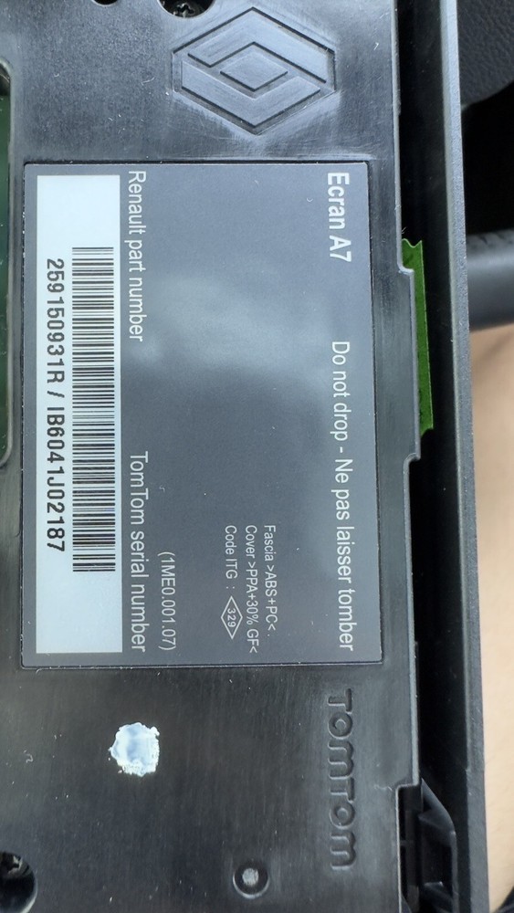 Renault megane mk3 sat nav 2011 Head Unit Display Screen Multimedia Controller