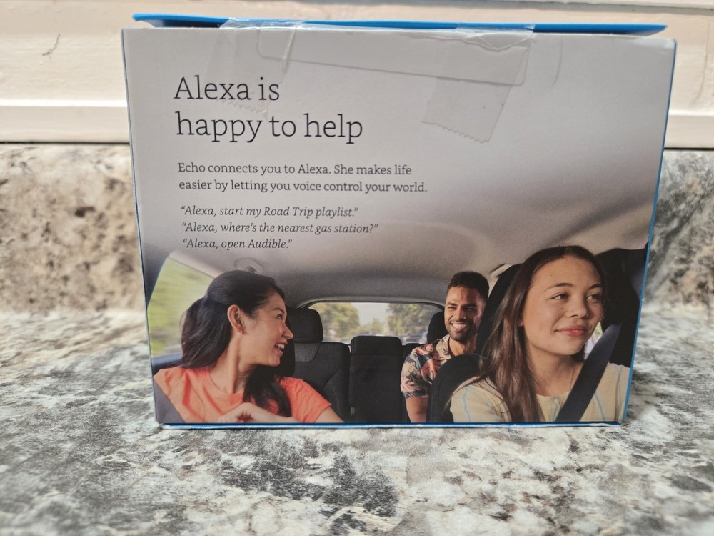 New Sealed Amazon Echo Auto Smart Speaker with Alexa Bluetooth 1st Gen 2019