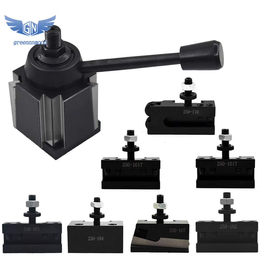 AXA 250-111 Wedge ToolPost Set For Lathe 6 - 12" Plus 2 Extra Tool Holder