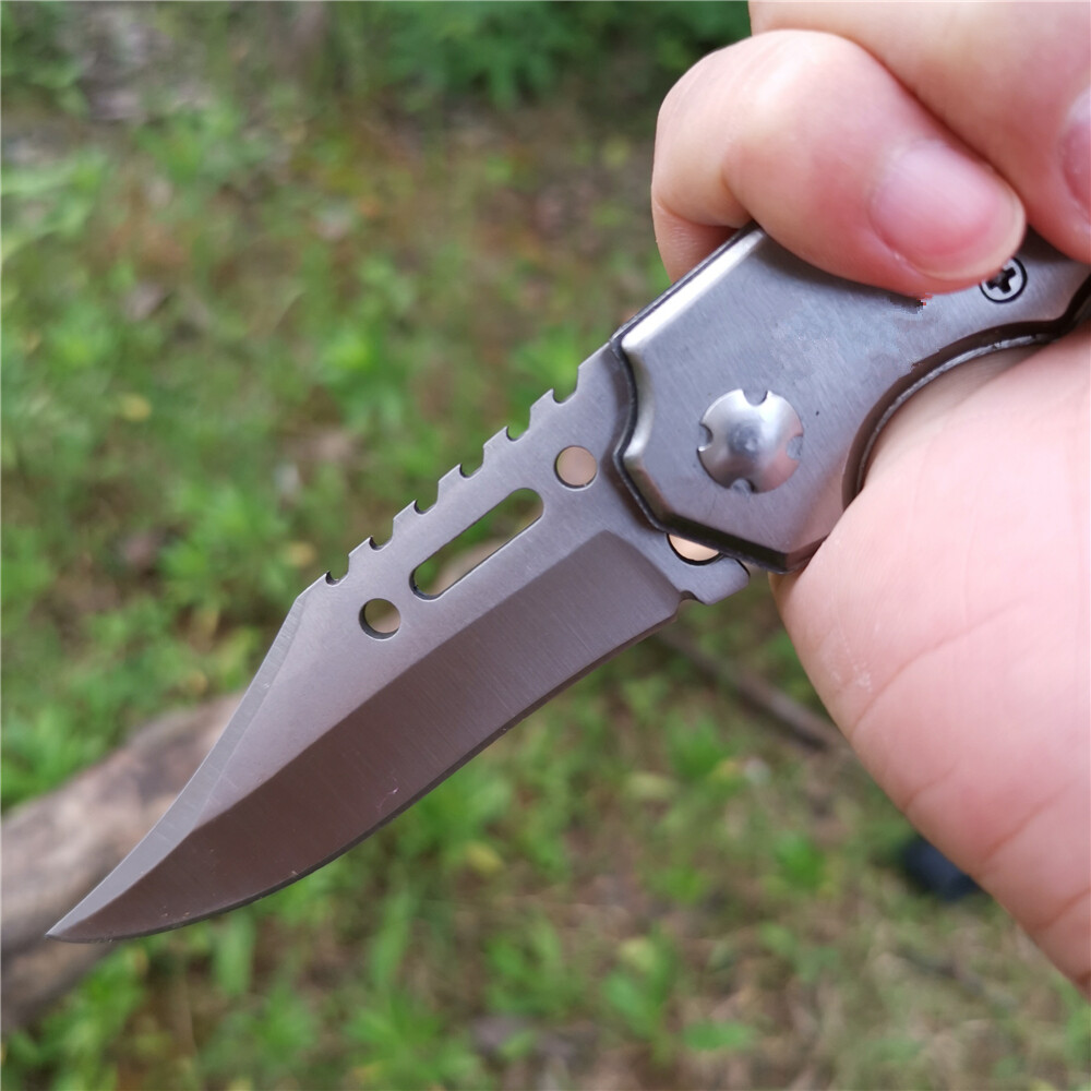 USA STOCK Assisted Open Folding Pocket Knife EDC Multi-Tool W/ LED Lights