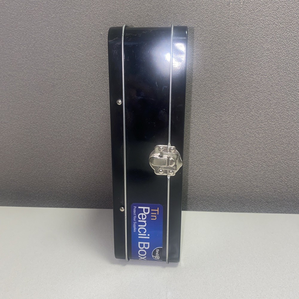 Skeleton Skull Locking Supply Pencil & Tactical Box Black