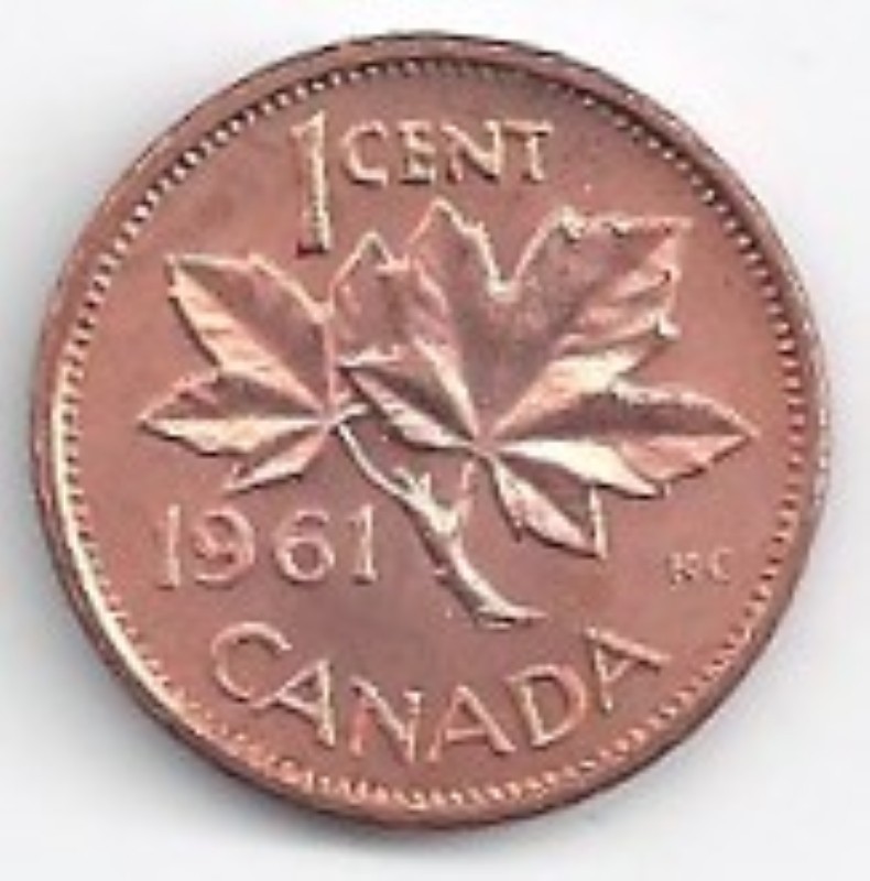 1961 Canada One Cent
