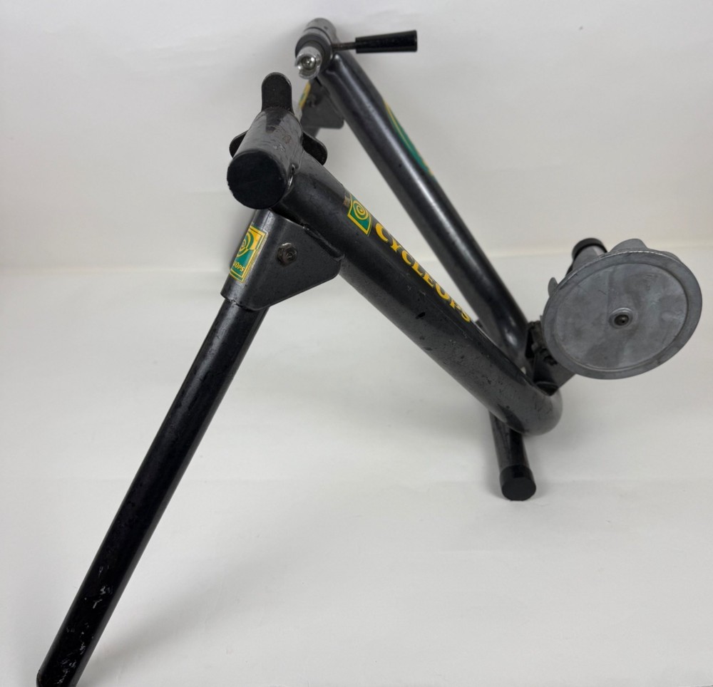 CycleOps Wind-Based Indoor Bicycle Trainer Folding Legs Front Wheel Stand