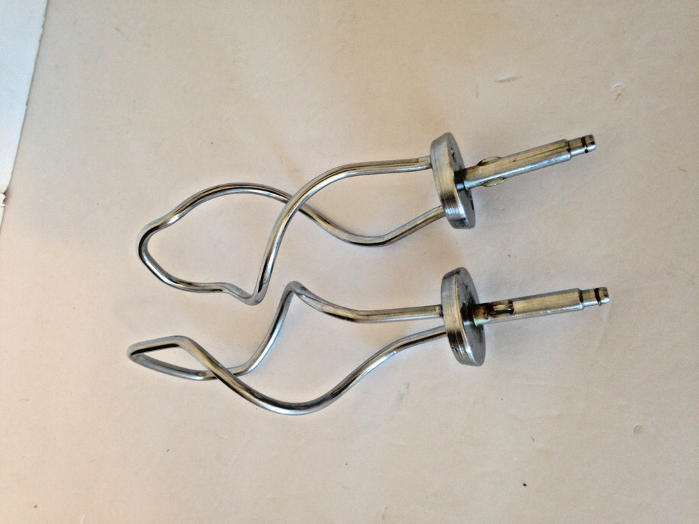 Oster Regency Kitchen Center Mixer Replacement Pair Closed Dough Hooks Beaters