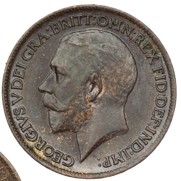 Great Britain - 1 Farthing 1912 - George V