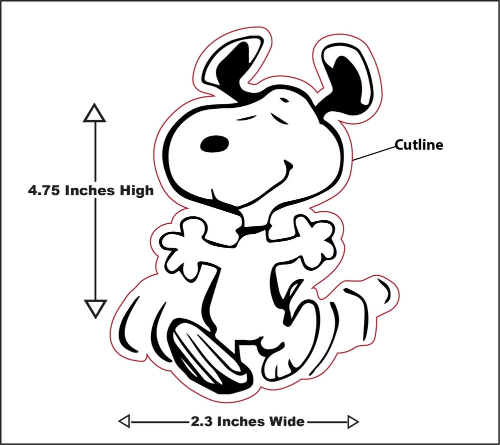 Peanuts Snoopy Decals