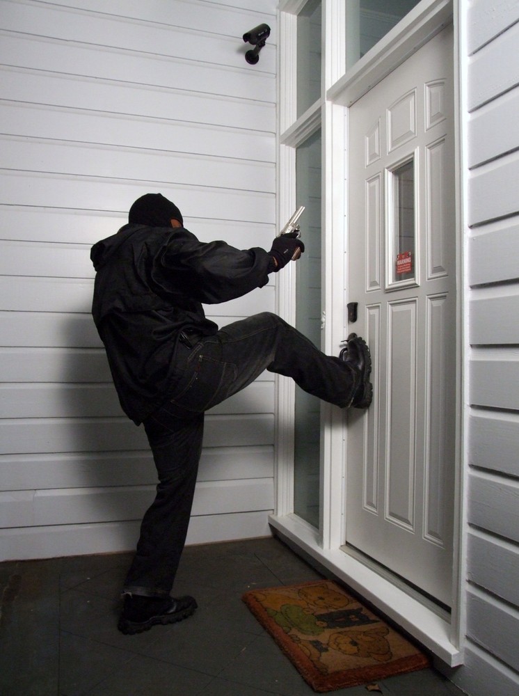 Security Door Pole | French Door Security | Double Door Security |