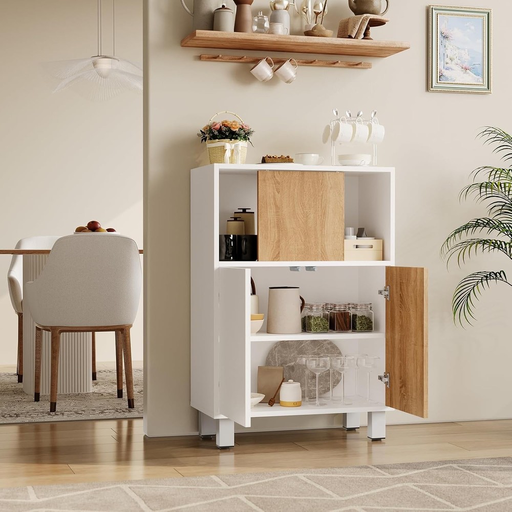 Buffet Sideboard Cabinet with Storage Kitchen Coffee Bar Console Table Cabinet