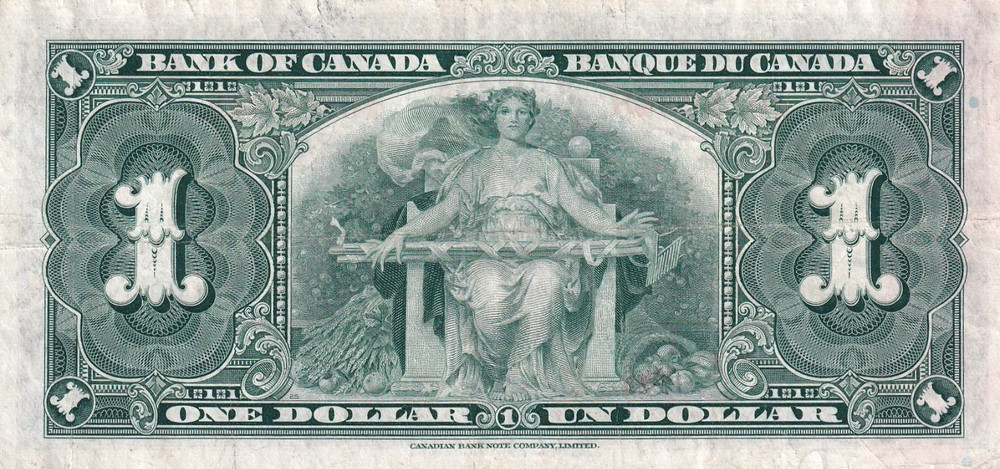 Canada $1 1937 Pick# 58d